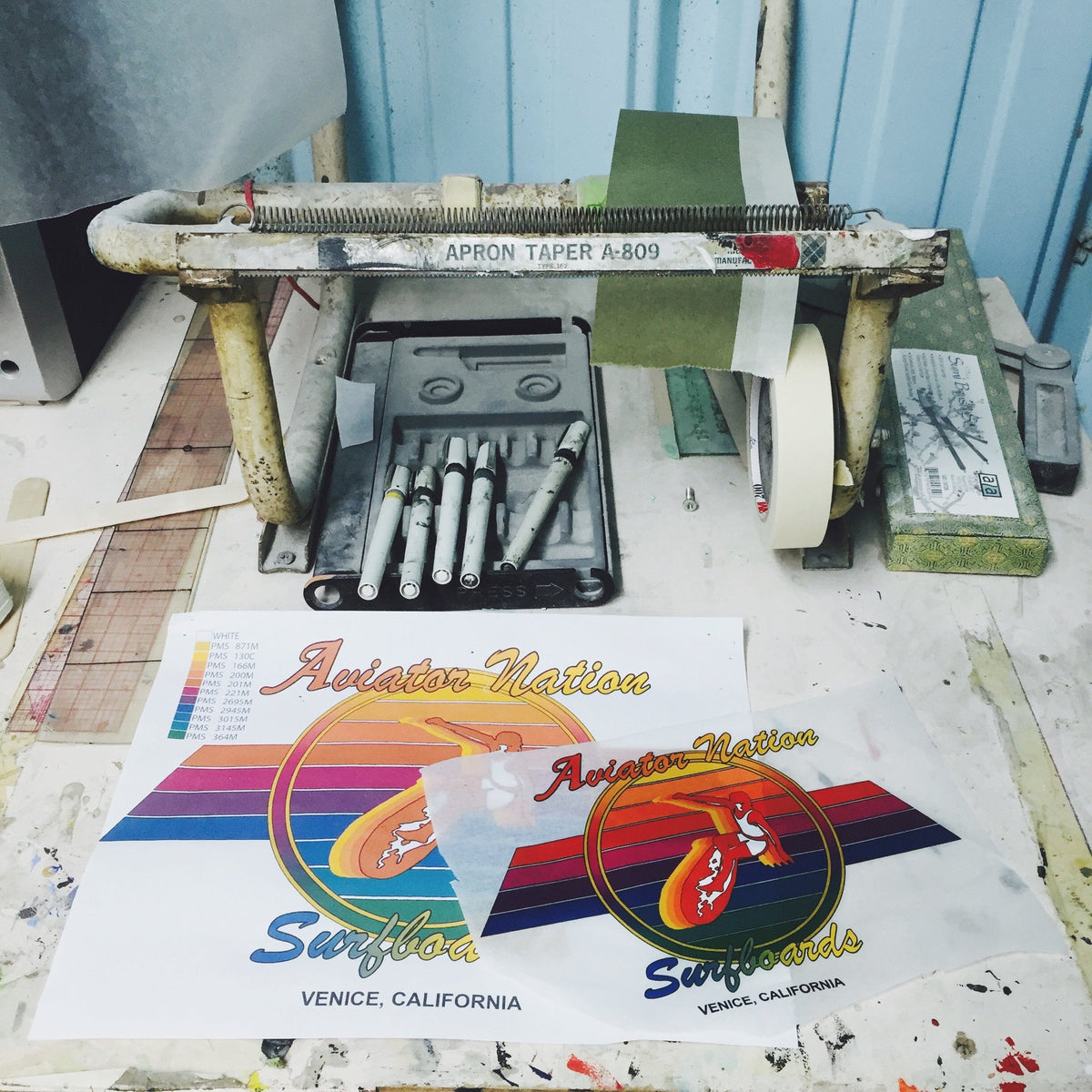 A day in the glassing house with Paige Mycoskie + Bob Haakenson