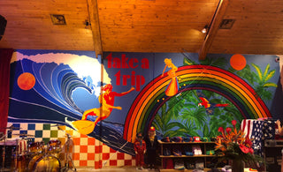 The interior of the Aviator Nation Austin location