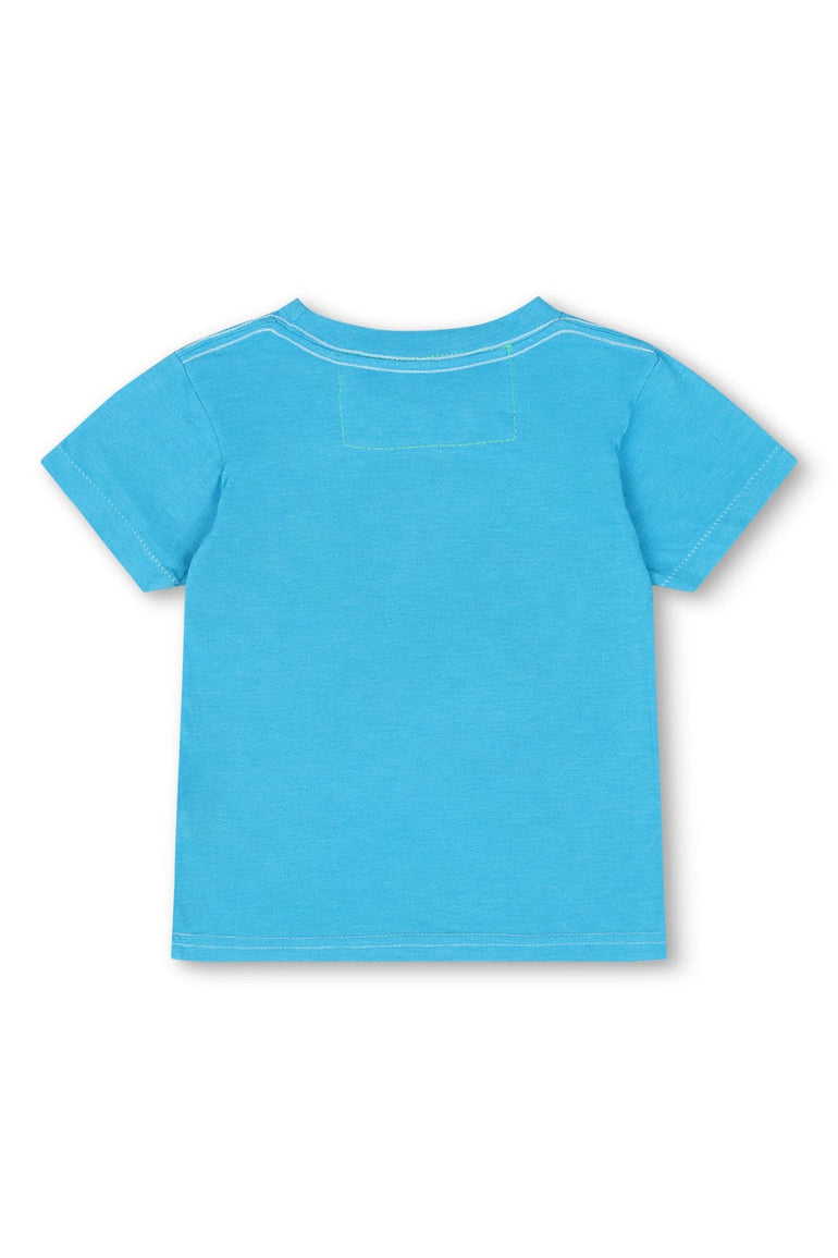 KID'S AVIATOR NATION VENICE TEE - NEON BLUE