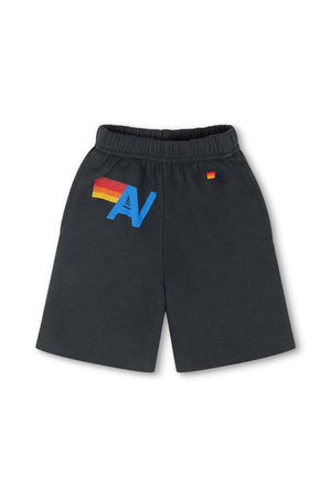 LOGO KIDS SWEATSHORTS - CHARCOAL