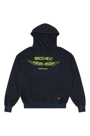 WMPO BIRDS NEST 2026 RELAXED PULLOVER HOODIE - CHARCOAL