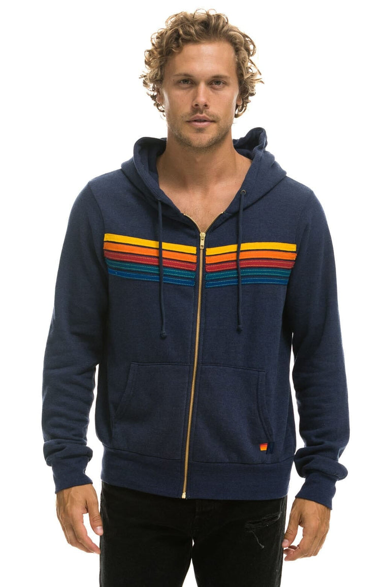 5 STRIPE HOODIE - NAVY Hoodie Aviator Nation