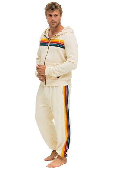 5 STRIPE HOODIE - VINTAGE WHITE Hoodie Aviator Nation