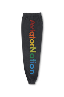 KID'S AVIATOR NATION SWEATPANTS - CHARCOAL