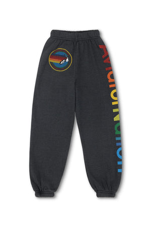 KID'S AVIATOR NATION VENICE SWEATPANTS - CHARCOAL