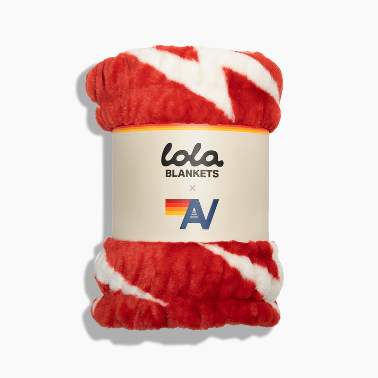 Aviator Nation x Lola Blanket - Red // White Bolt