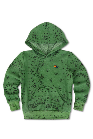 KID'S BANDANA PULLOVER HOODIE - PALM