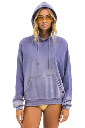 BOLT STITCH 2 RELAXED PULLOVER HOODIE - FADED GRAPE