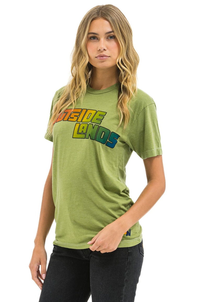 OUTSIDE LANDS 2025 CREW TEE - JUNGLE GREEN