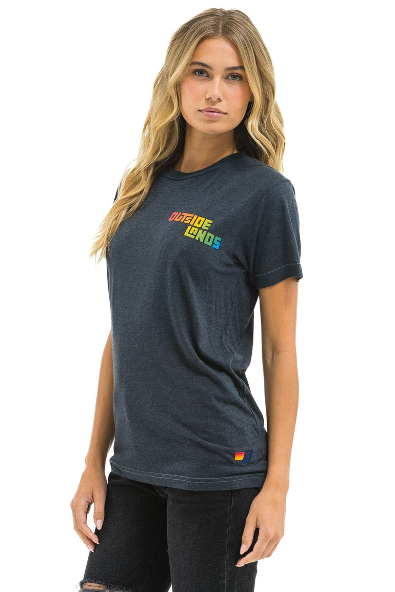 OUTSIDE LANDS 2025 CREW TEE - CHARCOAL