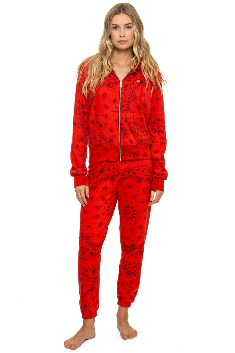 BANDANA SWEATPANTS - RED