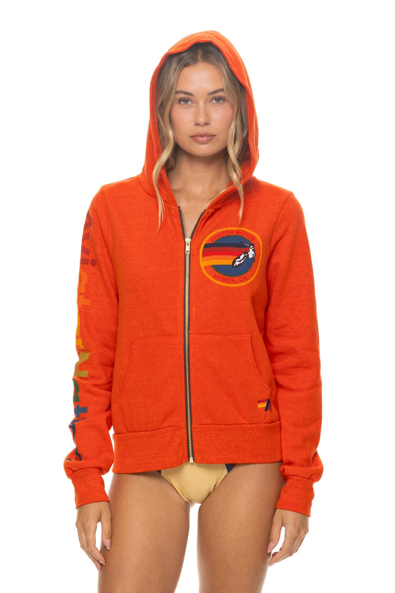 AVIATOR NATION VENICE HOODIE - VINTAGE ORANGE