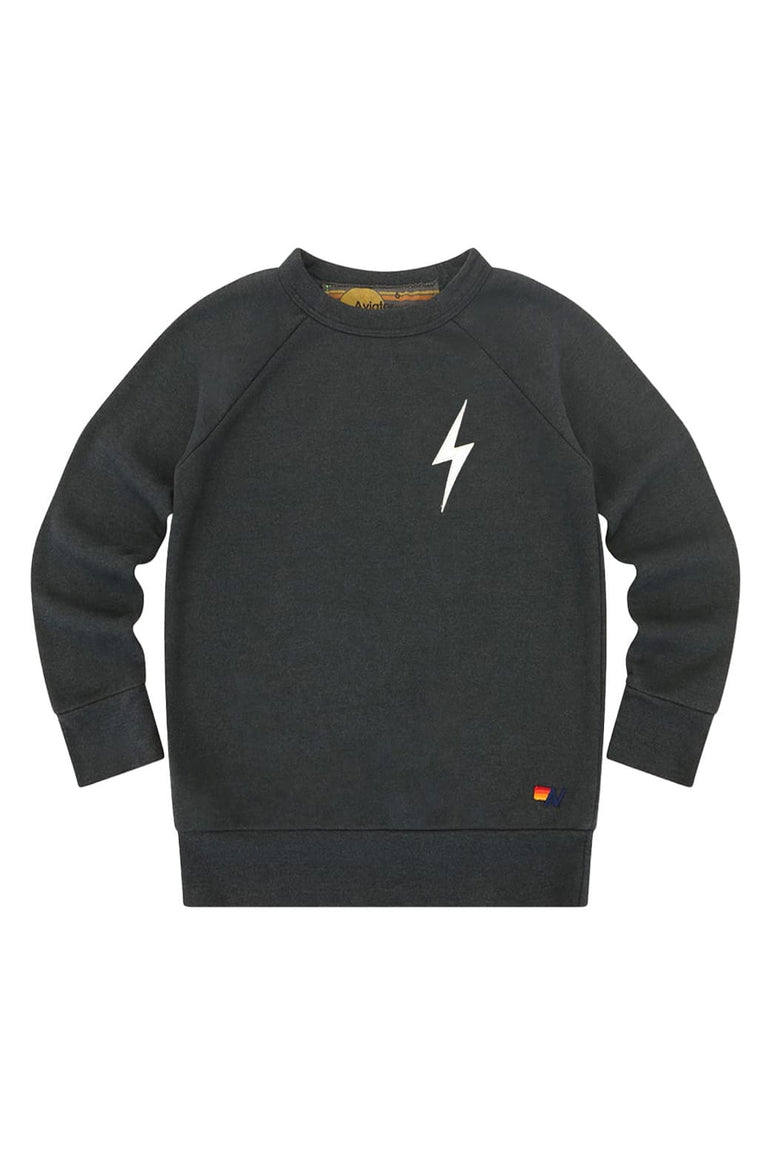 KID'S BOLT STITCH SWEATSHIRT - CHARCOAL