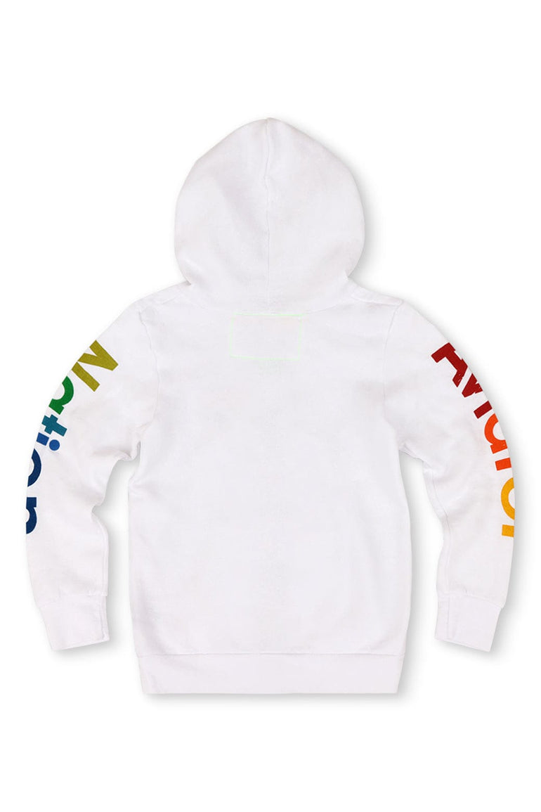 KID'S AVIATOR NATION VENICE ZIP HOODIE - WHITE