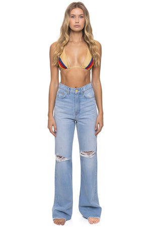 HI RISE WIDE LEG BOLT GYPSY WOMENS JEAN - SUPER LIGHT