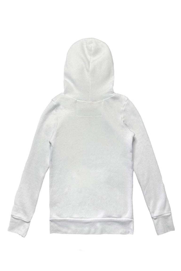 KID'S LOGO PULLOVER HOODIE - WHITE