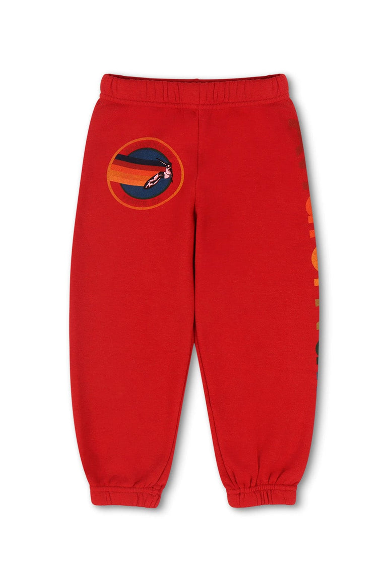 KID'S AVIATOR NATION VENICE SWEATPANTS - RED