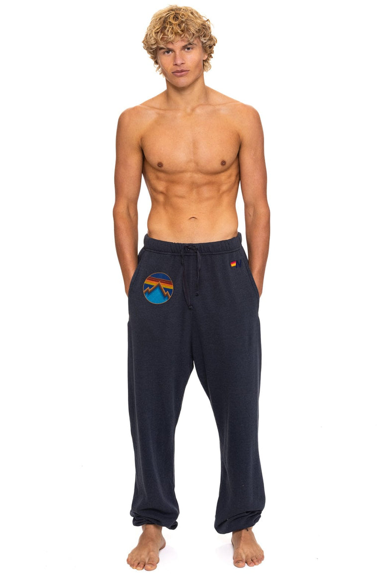 ALL SEASONS CIRCLE SWEATPANTS - CHARCOAL