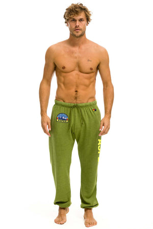 PALM TREE FEST ASPEN 2026 UNISEX POCKET SWEATPANTS - JUNGLE GREEN