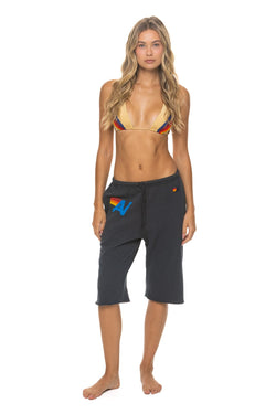 LOGO SWEATSHORTS - CHARCOAL