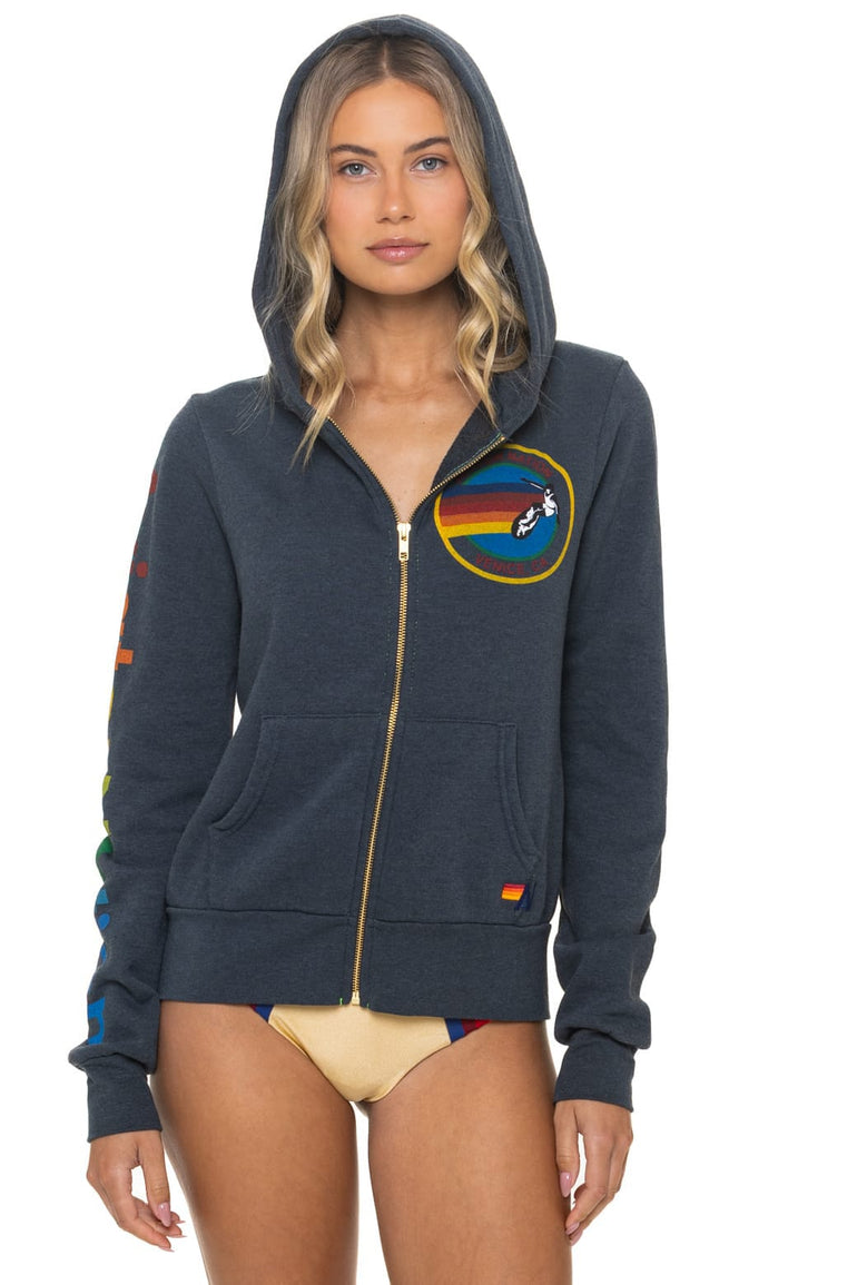 AVIATOR NATION VENICE HOODIE - CHARCOAL