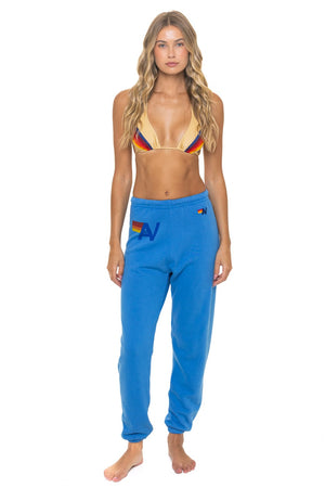 LOGO SWEATPANTS - COBALT