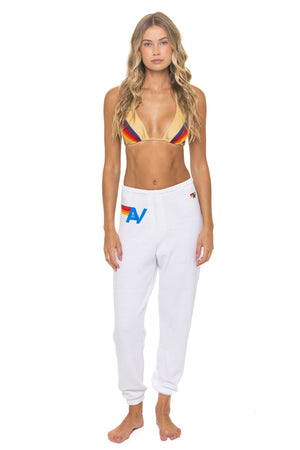 LOGO SWEATPANTS - WHITE