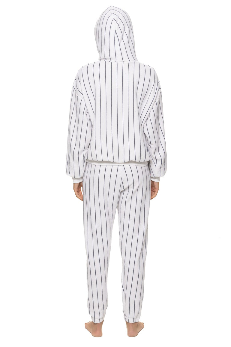 NEW YORK YANKEES PINSTRIPE 2026 SWEATPANTS - WHITE // NAVY