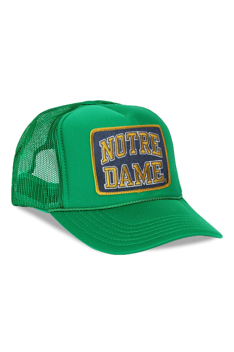 NOTRE DAME 2026 VINTAGE LOW RISE TRUCKER - KELLY GREEN