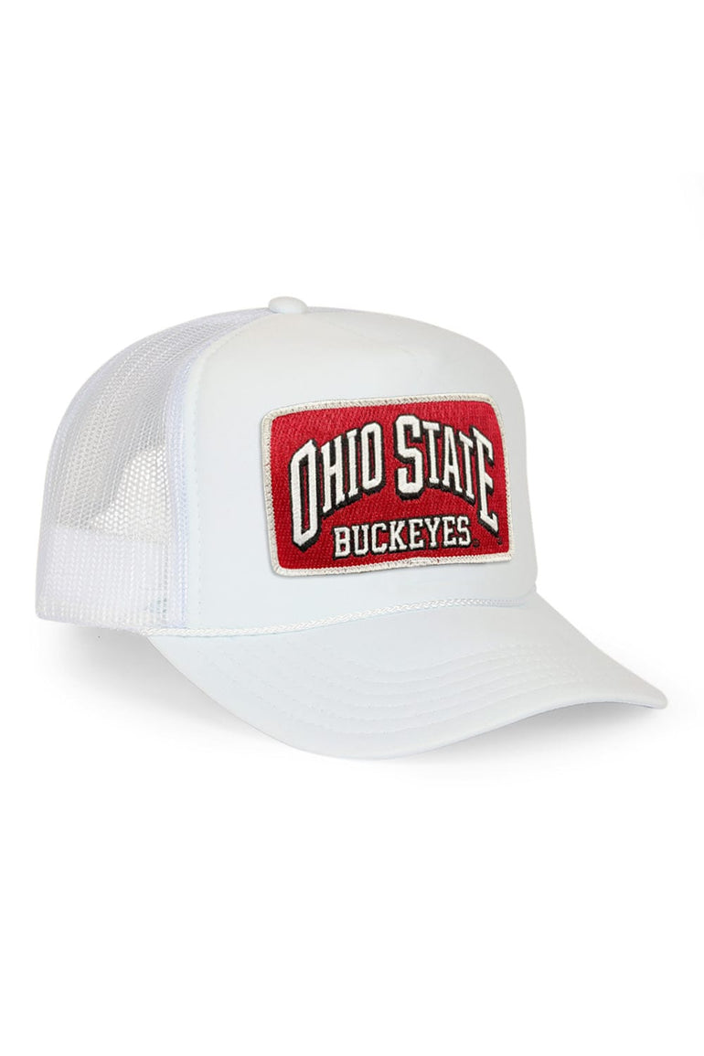 OHIO STATE UNIVERSITY 2026 VINTAGE LOW RISE TRUCKER - WHITE