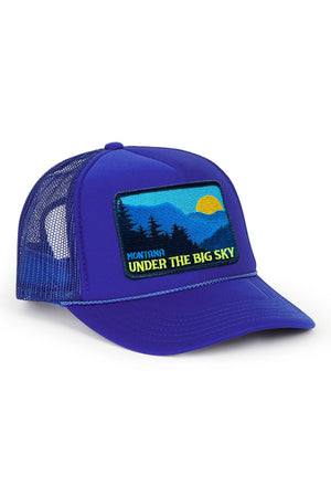 UNDER THE BIG SKY 2026 VINTAGE LOW RISE TRUCKER - ROYAL