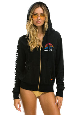 JAZZ ASPEN SNOWMASS 2025 ZIP HOODIE - BLACK