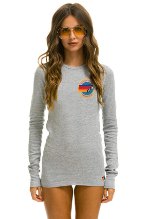 AVIATOR NATION BROOKLYN THERMAL - HEATHER GREY