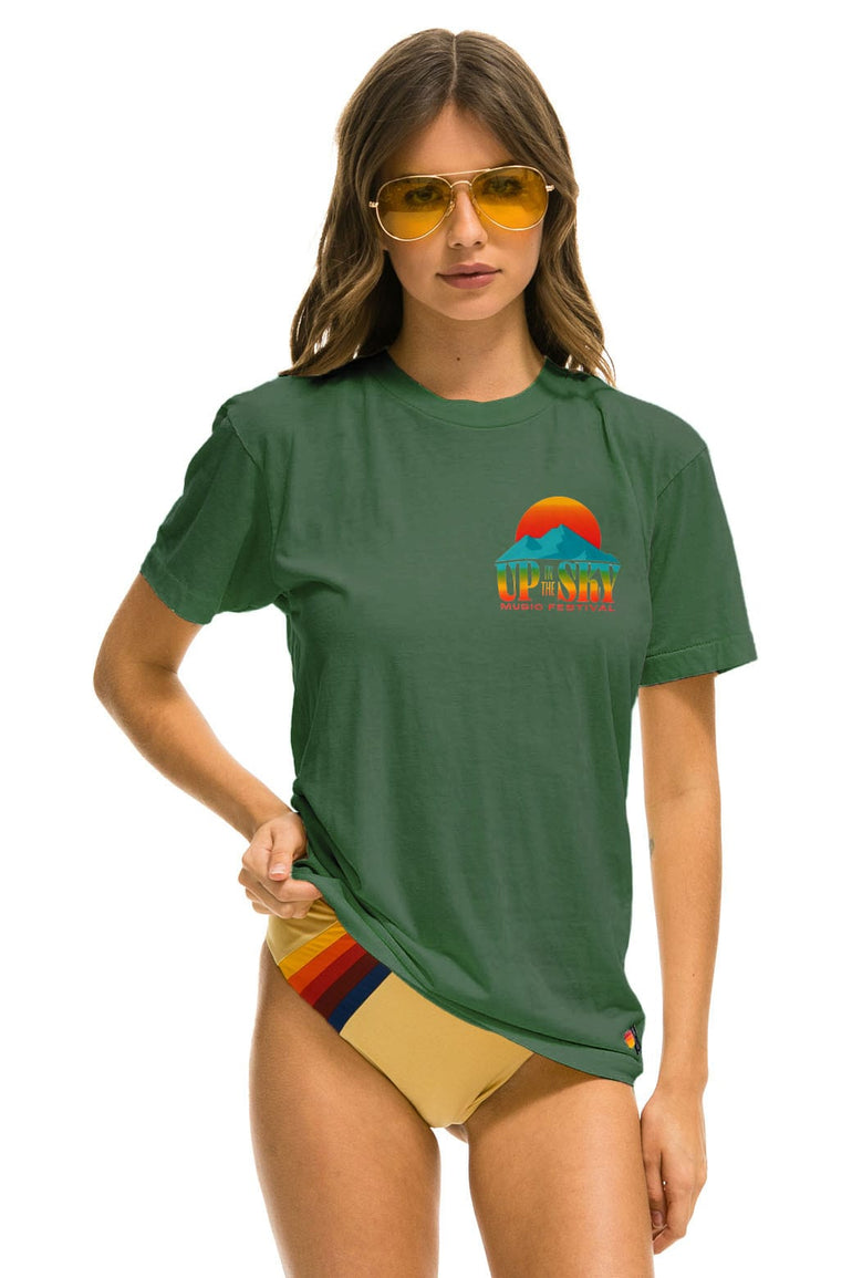 UP IN THE SKY 2026 CREW TEE - PALM