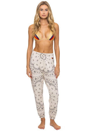 BANDANA SWEATPANTS - VINTAGE WHITE