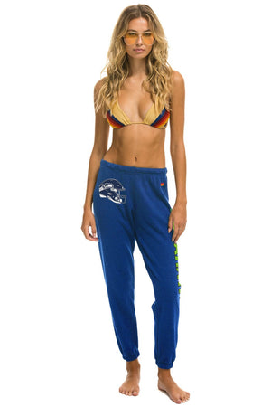SEATTLE SEAHAWKS HELMET SWEATPANTS - ROYAL