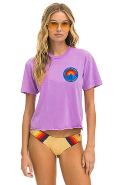 JAZZ ASPEN SNOWMASS 2026 BOYFRIEND TEE - NEON PURPLE