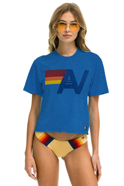 LOGO BOYFRIEND TEE - ADVENTURE BLUE