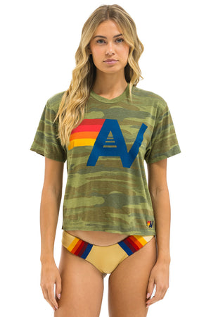 LOGO BOYFRIEND TEE - CAMO