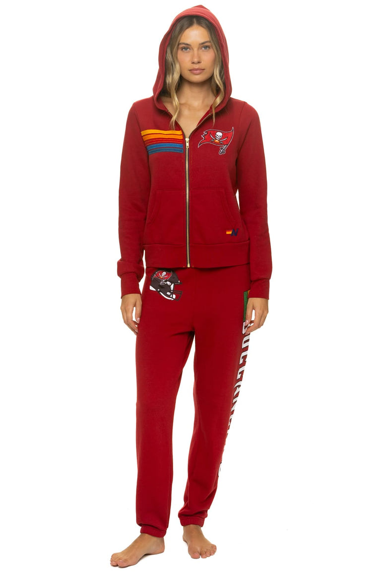 TAMPA BAY BUCCANEERS HELMET SWEATPANTS - CRIMSON
