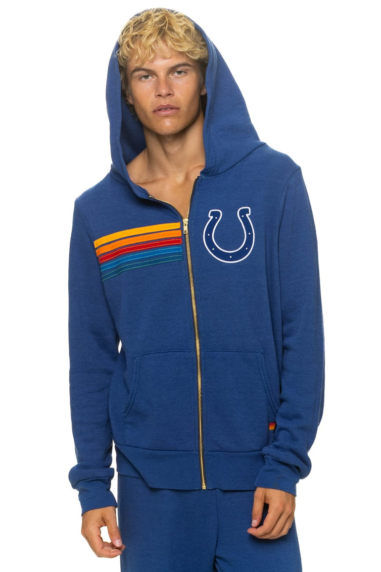 INDIANAPOLIS COLTS ZIP HOODIE - ROYAL