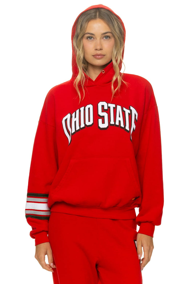 OHIO STATE UNIVERSITY 2026 PULLOVER HOODIE RELAXED - OHIO STATE RED