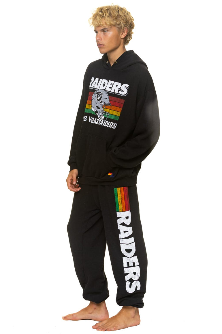 LAS VEGAS RAIDERS HELMET SWEATPANTS - BLACK