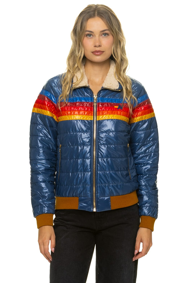 5 STRIPE RAINBOW - GLOSSY DEEP BLUE