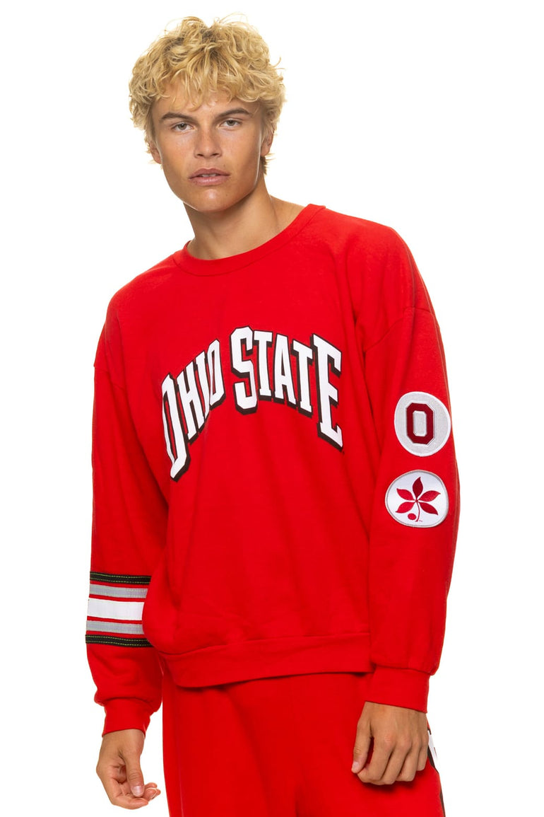 OHIO STATE UNIVERSITY 2026 RELAXED CREW SWEATSHIRT - OHIO STATE RED