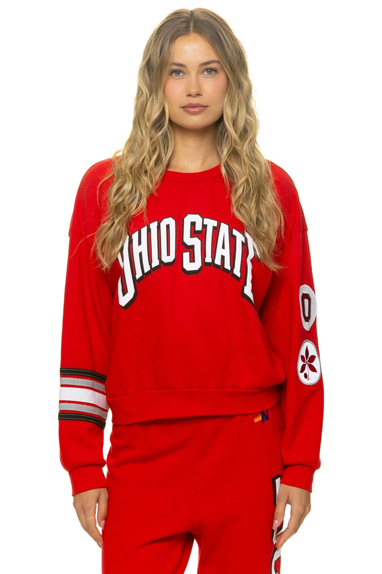OHIO STATE UNIVERSITY 2026 RELAXED CREW SWEATSHIRT - OHIO STATE RED