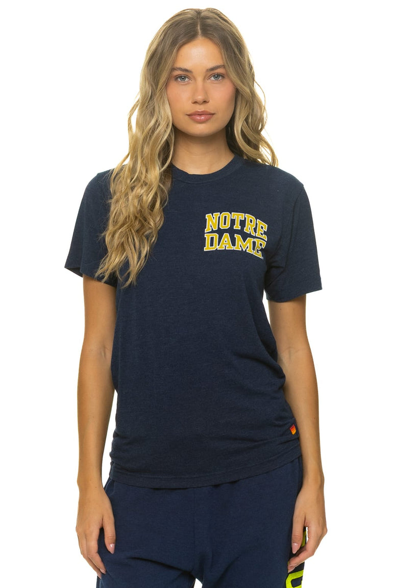 NOTRE DAME 2026 CREW TEE SHIRT - NAVY
