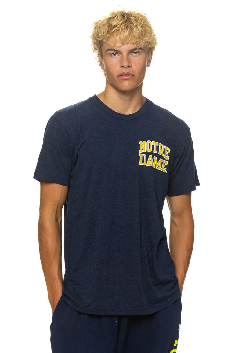 NOTRE DAME 2026 CREW TEE SHIRT - NAVY