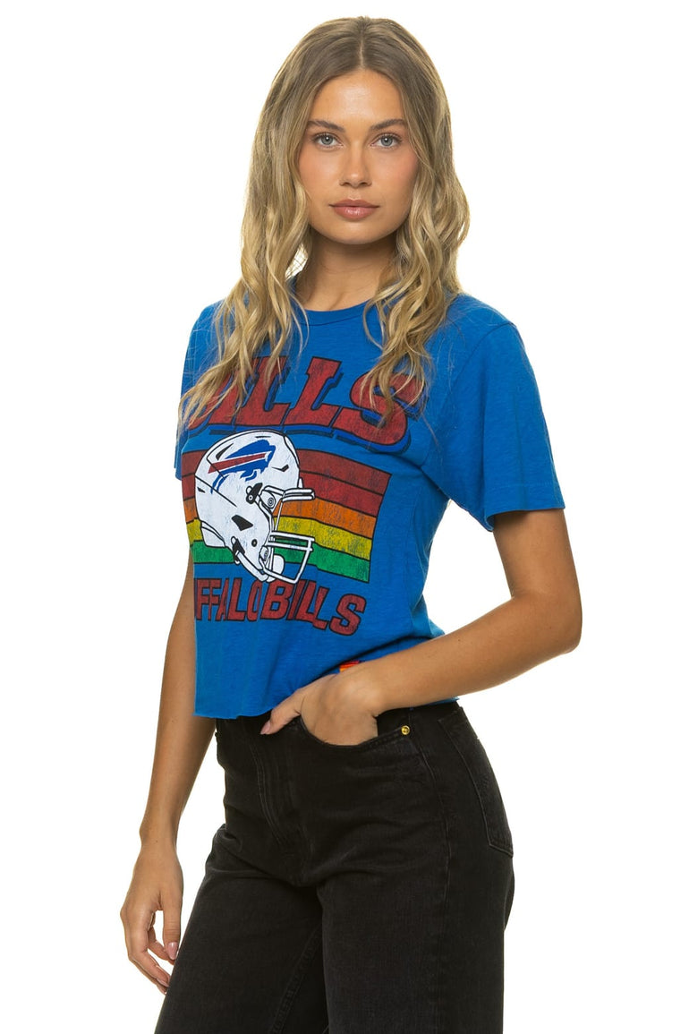 BUFFALO BILLS HELMET BOYFRIEND TEE - ADVENTURE BLUE