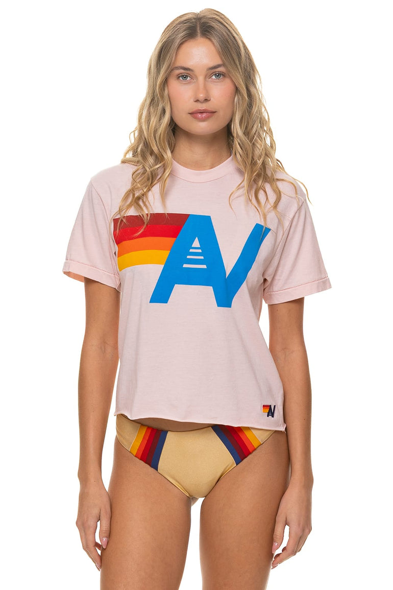 LOGO BOYFRIEND TEE - LIGHT PINK